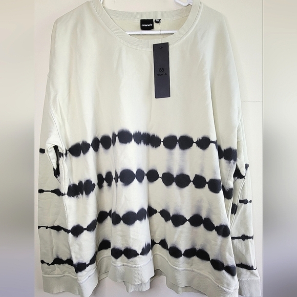 NWT Mono B Tie Dye Long Sleeve Pullover Sweatshirt. Size 3X - Picture 1 of 3